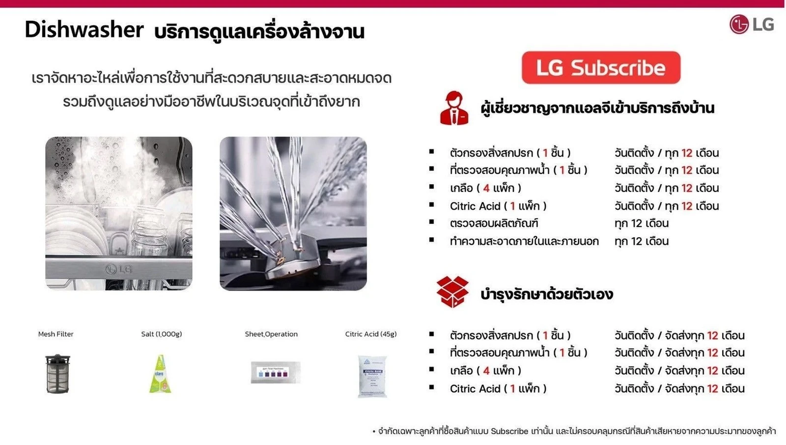 บริการดูแลผลิตภัณฑ์ LG - หน้า 19